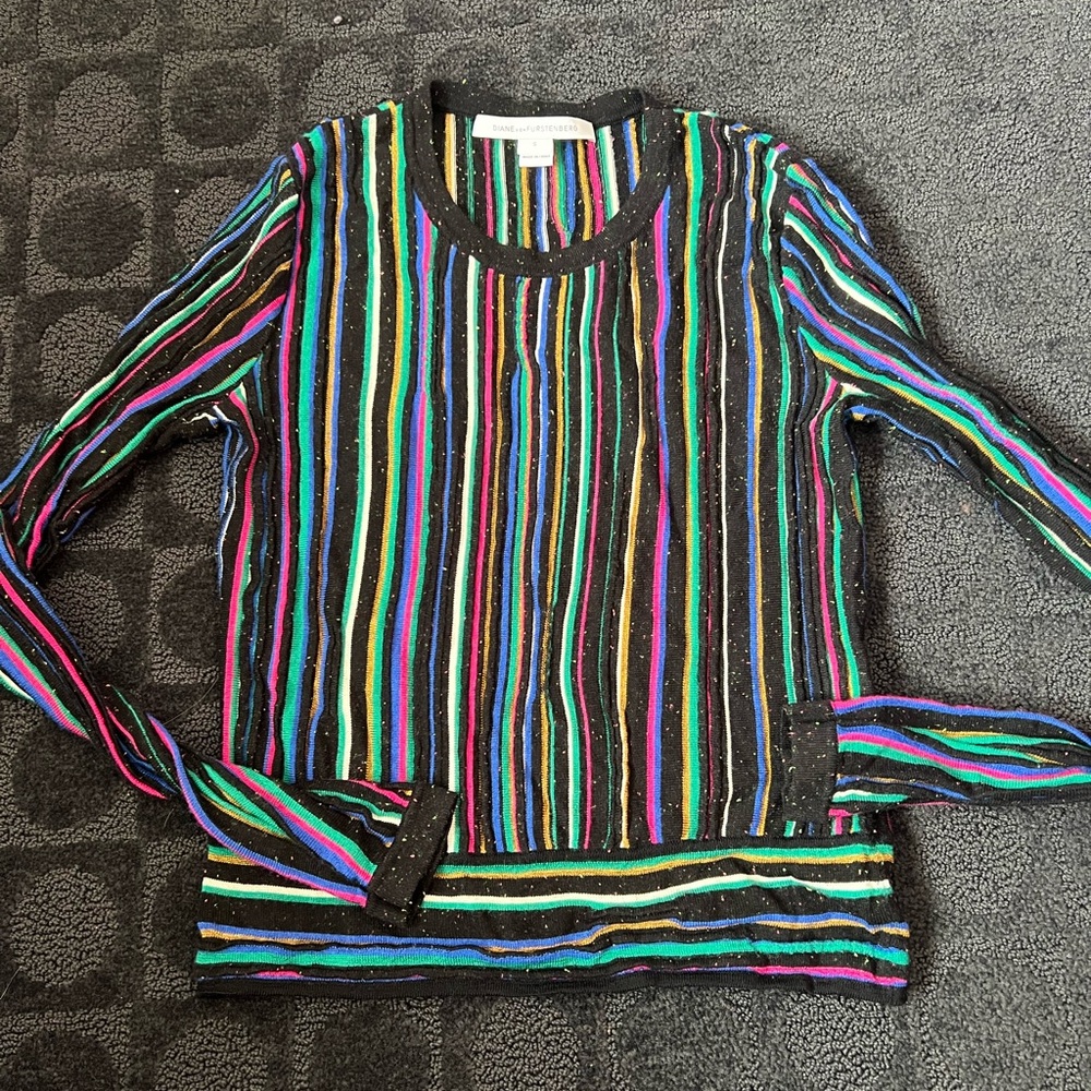 Beautiful DVF Multicolor Sweater